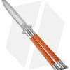 29 Knives Chris Olofson Custom 5" Weehawk Balisong Butterfly Knife Orange G-10