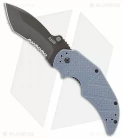 5.11 Tactical Crew Cut Spring Assisted Knife Gray FRN (3.5" Black Serr) 51103