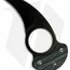 ABKT Saber Fixed Blade Neck Knife Black/Gray G-10 (1.5" Black) AB011
