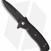 Al Mar Mini SERE 2020 Spring Assisted Knife Black G-10 (3" Black Serr)