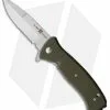 Al Mar Mini SERE 2020 Spring Assisted Knife OD Green GFN (3" Satin Serr)