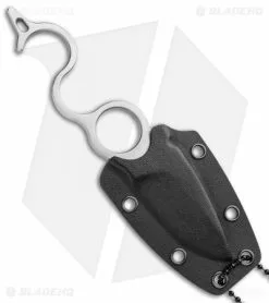 Amare Knives 6 Finger Drop Point Fixed Blade Knife (2.6" Satin) 201812 -Outlet Kitchen Knives Store Amare Knives 6 Finger DP Satin AMR201812 BHQ 93298 jr sheath