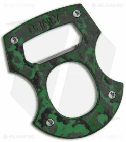 Burnley Knives BRNLY Baldy Contra Cypop Jungle Wear CF/Titanium Bottle Opener