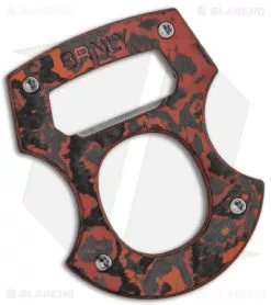 Burnley Knives BRNLY Baldy Contra Cypop Bottle Opener Mars Valley CF/Titanium Exclusive