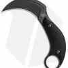 Bastinelli Creations B.A.K. Karambit Fixed Blade Knife Black G-10 (3.25" Black)