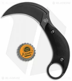 Bastinelli Creations B.A.K. Karambit Fixed Blade Knife Black G-10 (3.25" Black) -Outlet Kitchen Knives Store Bastinelli Creations BAK Black PVD BAS213B BHQ 86907 jr bottlecap