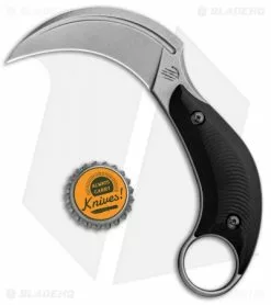 Bastinelli Creations B.A.K. Karambit Fixed Blade Knife Black G-10 (3.25" SW) -Outlet Kitchen Knives Store Bastinelli Creations BAK SW BAS213 BHQ 86906 jr bottlecap