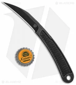 Bastinelli Creations Feather Tactical Fixed Blade Knife (3" Black Stonewash) -Outlet Kitchen Knives Store Bastinelli Creations Feather Tactical Fixed Black SW BAS218 BHQ 92889 jr bottlecap