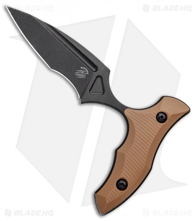 Bastinelli Creations MANAIA Push Dagger Coyote G-10 (3.75" Black Stonewash) 1 Bastinelli Creations MANAIA Push Dagger Coyote G-10 (3.75" Black Stonewash)