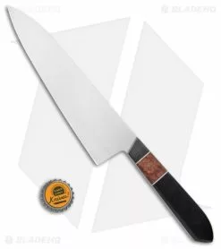 Mattia Borrani Gyuto Black Paper Micarta Burl/CF (8") 5 Mattia Borrani Gyuto Black Paper Micarta Burl/CF (8") -Outlet Kitchen Knives Store Begg Knives Mattia Borrani Gyuto Black Paper Micarta Burl CF BHQ 102985 jr bottlecap