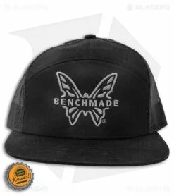 Benchmade Knives Snap Back Mesh 7 Panel Hat W/ Embroidered Logo - Black 7 Benchmade Knives Snap Back Mesh 7 Panel Hat W/ Embroidered Logo - Black -Outlet Kitchen Knives Store Benchmade Knives Snap Back Mesh 7 Panel Hat Leather Logo Black BHQ 123100 jr bottlecap