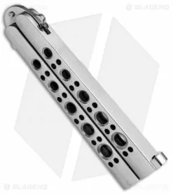 Pacific Cutlery Rare Vintage Benchmade 10S Bali-Song Butterfly Knife (3.375" Satin Serr) 5 Pacific Cutlery Rare Vintage Benchmade 10S Bali-Song Butterfly Knife (3.375" Satin Serr) -Outlet Kitchen Knives Store Benchmade Rare Vintage Bali Song BM 10S BHQ 49404 jr side