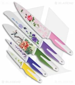 Benchmark Floral 5-Piece Kitchen Set Multi-Colored Rubber