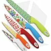 Benchmark Fruits And Vegetables 5-Piece Kitchen Set Multi-Colored Rubber