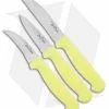 Benchmark Paring Knife 3-Piece Set Yellow Glow