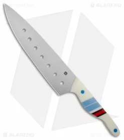 Blue Collar Blades Outlaw Chef Knife Segment Resin (8" Satin AEB-L)