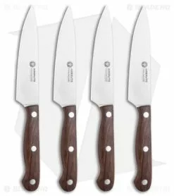 Boker Arbolito 4-Piece Steak Knife Set Guayacan Wood