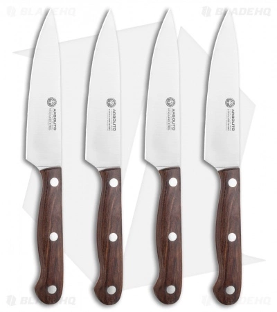 Boker Arbolito 4-Piece Steak Knife Set Guayacan Wood 1 Boker Arbolito 4-Piece Steak Knife Set Guayacan Wood
