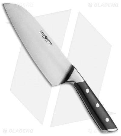 Boker Forge 6.5" Santoku Kitchen Knife Black 1 Boker Forge 6.5" Santoku Kitchen Knife Black