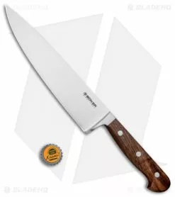 Boker Heritage 8" Chef Kitchen Knife Walnut Wood -Outlet Kitchen Knives Store Boker Heritage Chef Kitchen Knife BHQ 122928 jr bottlecap