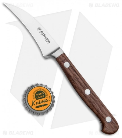 Boker Heritage 2.75" Peeling Kitchen Knife Walnut Wood 4 Boker Heritage 2.75" Peeling Kitchen Knife Walnut Wood - Image 4