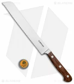 Boker Heritage 8" Bread Kitchen Knife Walnut Wood -Outlet Kitchen Knives Store Boker Heritage Santoku Knife BHQ 122930 jr bottlecap