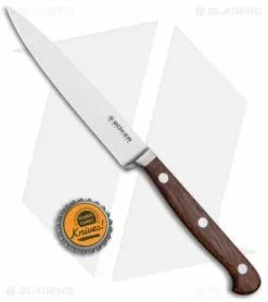 Boker Heritage 4.5" Office/Paring Kitchen Knife Walnut Wood -Outlet Kitchen Knives Store Boker Heritage Utility Knife BHQ 122931 jr bottlecap