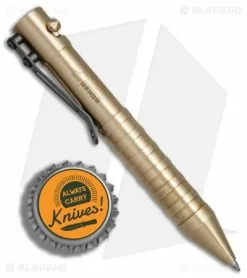 Boker Plus Brass Tactical Pen KID Cal .50 09BO063 -Outlet Kitchen Knives Store Boker Plus Brass Tactical Pen KID Cal 50 BHQ 77354 er bottlecap