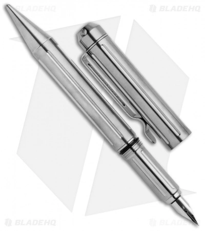 Boker Plus Tactical Fountain Aluminum Pen (6.25" Black) 09BO029 2 Boker Plus Tactical Fountain Aluminum Pen (6.25" Black) 09BO029 - Image 2