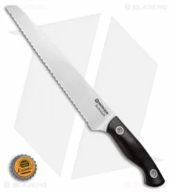Boker Vox Saga 9.25" Bread Kitchen Knife Grenadill Wood -Outlet Kitchen Knives Store Boker Saga Bread Knife 130381 BHQ 116563 LS Bottlecap