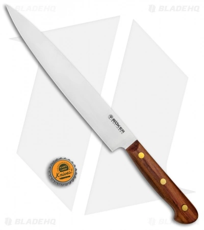 Boker Cottage Craft 8.6" Carving Kitchen Knife Plum Wood 3 Boker Cottage Craft 8.6" Carving Kitchen Knife Plum Wood - Image 3