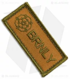 Burnley Knives BRNLY Contra Cypop Bottle Opener OD Canvas Micarta/Brass -Outlet Kitchen Knives Store Burnley Contra Cypop Bottle Opener Micarta Brass Exclusive BHQ 84583 jr patch