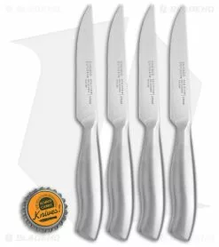 Chicago Cutlery Insignia Steel 4.5" Steak Knives Stainless Steel (4 Pieces) -Outlet Kitchen Knives Store Chicago Cutlery Insignia Steel Steak Set BHQ 111984 jr bottlecap