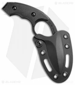 Colonel Blades NCO LowVz Fixed Blade Kit W/ Trainer (2.5" Black) -Outlet Kitchen Knives Store Colonel Blades NCO LowVz Dagger Kit with Trainer Black BHQ 75730 jr sheath