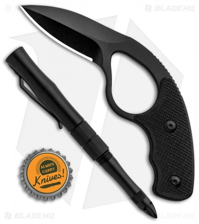 Colonel Blades NCO NoVz Fixed Blade Kit W/ Trainer & Pen (2.5" Black) 11 Colonel Blades NCO NoVz Fixed Blade Kit W/ Trainer & Pen (2.5" Black) - Image 11