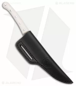 Condor Meatlove Outdoor Cooking Fixed Blade Knife White Micarta (4.6" Satin) -Outlet Kitchen Knives Store Condor Meatlove Outdoor Cooking Fixed Blade White Micarta Satin BHQ 140193 jr sheath