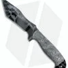 Dawson Knives Wraith Fixed Blade Knife Gray Micarta (5" Obsidian)