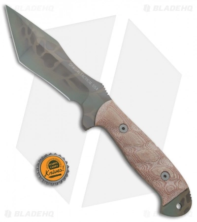 Dawson Knives Wraith Fixed Blade Knife Tan Micarta (5" Sandstone) 4 Dawson Knives Wraith Fixed Blade Knife Tan Micarta (5" Sandstone) - Image 4