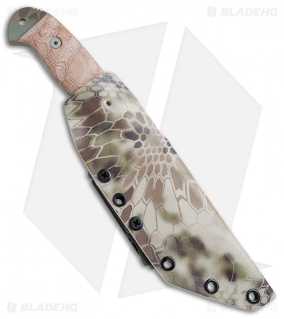Dawson Knives Wraith Fixed Blade Knife Tan Micarta (5" Sandstone) 3 Dawson Knives Wraith Fixed Blade Knife Tan Micarta (5" Sandstone) - Image 3