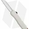 EOS Harpoon OTF Auto Dagger Knife White Stormtrooper Al/Ti (3.75" White/Satin)