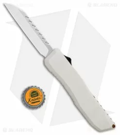 EOS Harpoon OTF Auto Dagger Knife White Stormtrooper Al/Ti (3.75" White/Satin) -Outlet Kitchen Knives Store EOS Harpoon OTF Auto Black White Stormtrooper White BHQ 169132 jr bottlecap