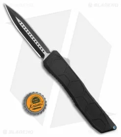 EOS Harpoon OTF Automatic Knife Dagger Black Hex Alum/Blue (3.75" Two-Tone) -Outlet Kitchen Knives Store EOS Harpoon OTF Auto Dagger Black Hex Aluminum Blue TT BHQ 176934 jr bottlecap