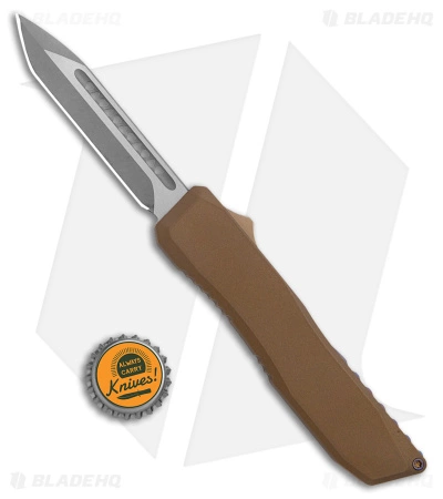 EOS Harpoon OTF Automatic Knife Tanto Bronze Alum/Flame (3.75" Stonewash) 4 EOS Harpoon OTF Automatic Knife Tanto Bronze Alum/Flame (3.75" Stonewash) - Image 4