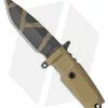 Extrema Ratio Col Moschin C Fixed Blade Knife Tan Forprene (4.25" Black)