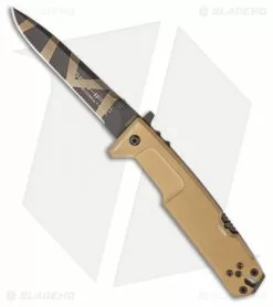 Extrema Ratio Nemesis Lock Back Knife Tan Aluminum (4.5" Tan Camo)