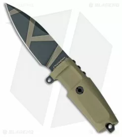 Extrema Ratio Shrapnel OG Fixed Blade Knife Tan Forprene (4.25" Tan Camo)