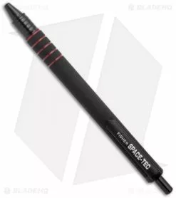 Fisher Space Pen Space-Tec Black/Red Rubber Coat (Medium Point)