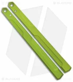 Flytanium V1.5 Channel Aluminum Handles For Kershaw Lucha Balisong - Green