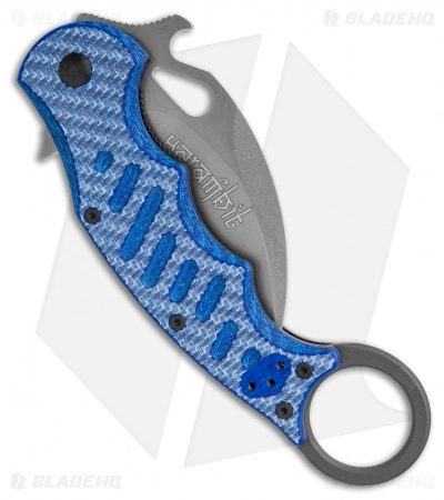 Fox Knives Fox Karambit Folding Knife Blue Twill G-10 (3" SW) 479BLTSW 4 Fox Knives Fox Karambit Folding Knife Blue Twill G-10 (3" SW) 479BLTSW - Image 4