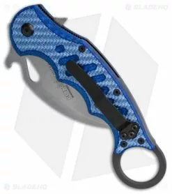 Fox Knives Fox Karambit Folding Knife Blue Twill G-10 (3" SW) 479BLTSW 7 Fox Knives Fox Karambit Folding Knife Blue Twill G-10 (3" SW) 479BLTSW -Outlet Kitchen Knives Store Fox Karambit Blue Twill G10 BHQ 138464 td spine